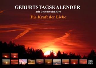 Geburtstagskalender Die Kraft der Liebe
