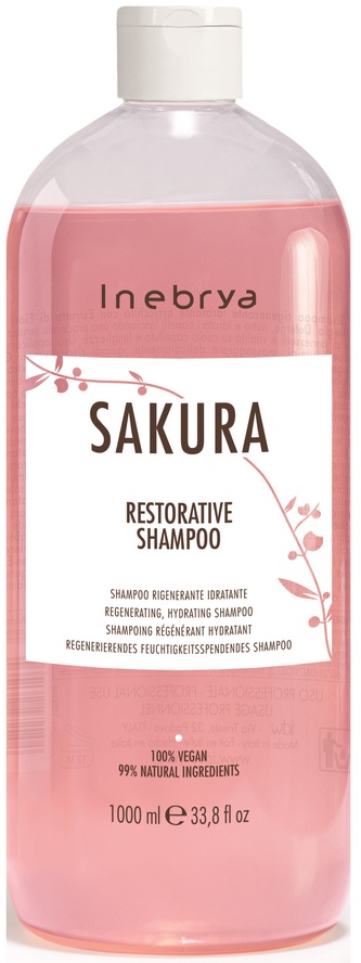 Inebrya Sakura Restorative Shampoo 1000ml