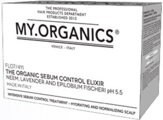 MY.ORGANICS The Organic Sebum Control Elixir Neem, Lavender And Epilobium Fischeri 6 Vials