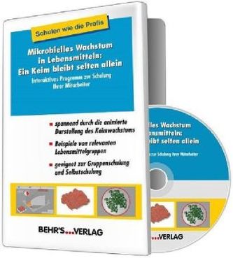 Mikrobielles Wachstum in Lebensmitteln: Ein Keim bleibt selten allein, DVD-ROM