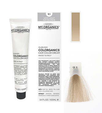 MY.ORGANICS Colorganics 100ml - 9.1 Very Light Ash Blonde