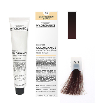 MY.ORGANICS Colorganics 100ml - 5.3 Light Golden Brown