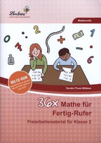 36x Mathe für Fertig-Rufer, m. CD-ROM