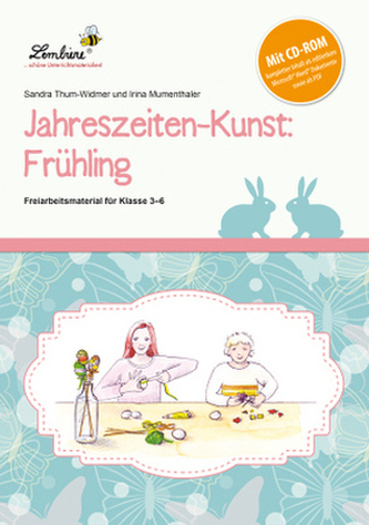 Jahreszeiten-Kunst: Frühling, m. CD-ROM