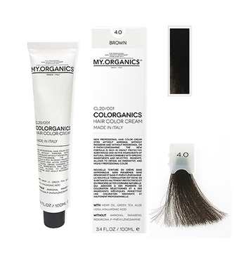 MY.ORGANICS Colorganics 100ml - 4.0 Brown