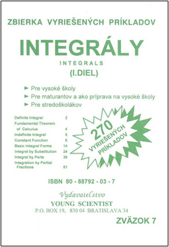 Integrály, I. diel