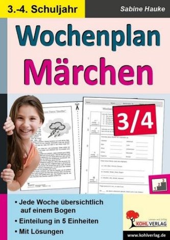 Wochenplan Märchen 3/4
