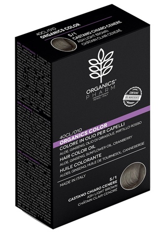 ORGANICS PHARM Organics Color Hair Color Oil 122ml - 5/1 Ash Light Brown