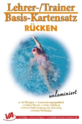 Lehrer-/Trainer-Kartensatz, Rücken, unlaminiert