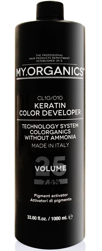 MY.ORGANICS Keratin Color Developer 25Vol 1000ml