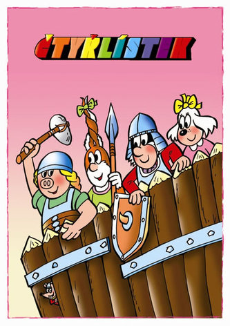 Čtyřlístek - omalovánka