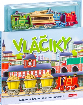 Vláčiky - Knižka s magnetkami