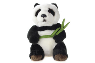 Tear Panda s listem 18 cm
