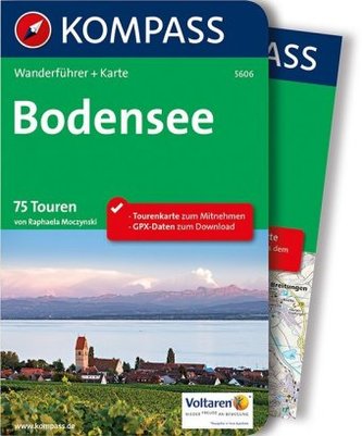 Kompass Wanderführer Bodensee, m. 1 Karte