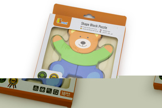 Puzzle pre najmenších - medvedík