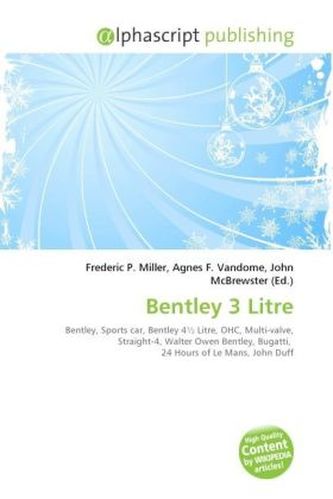 Bentley 3 Litre