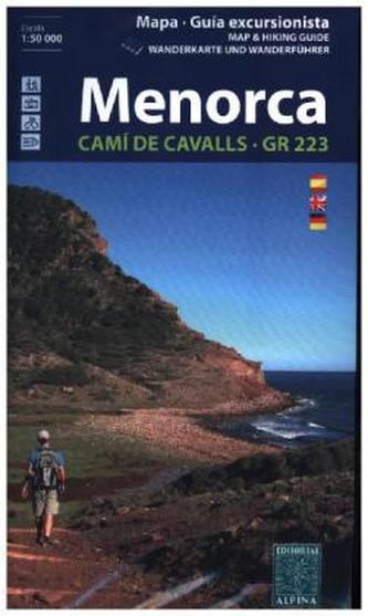 Menorca, Wanderkarte und Wanderführer / Menorca, Mapa - Guia Excursionista / Menorca, Map & Hiking Gui