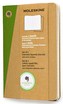 Moleskine Evernote Notizbuch, Pocket, A6, kariert, soft cover, Kraft/Natur, 2er-Set