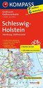Kompass Großraum-Radtourenkarte Schleswig-Holstein, Hamburg, Ostfriesland, 2 Bl.