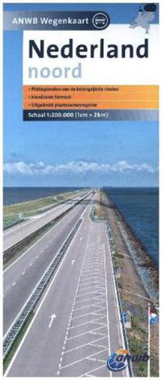 ANWB Wegenkaart Straßenkarte Nederland Nord