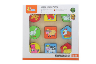 Drevené puzzle pre najmenších