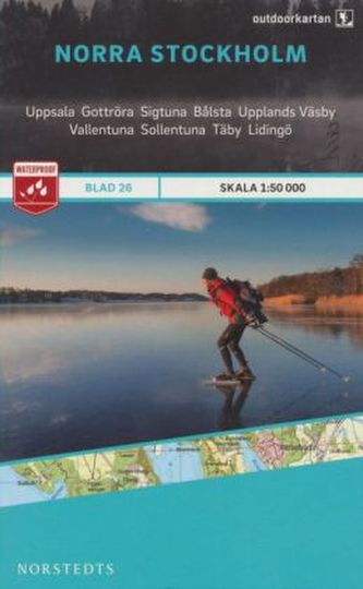 Outdoorkartan Schweden -Norra Stockholm