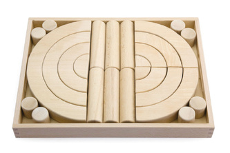 Dřevěná sada kostek