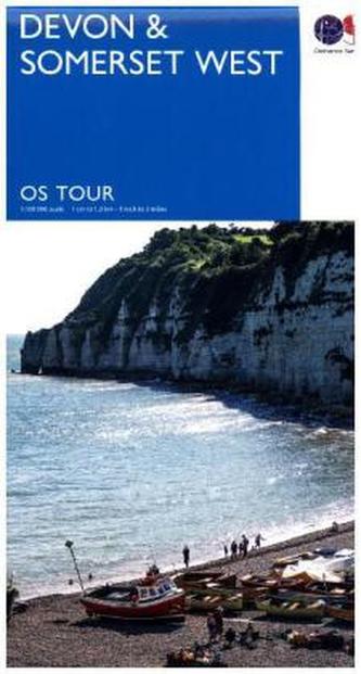 Touring Map Devon & Somerset West