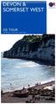 Touring Map Devon & Somerset West