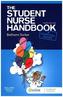 The Student Nurse Handbook