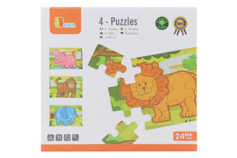 Drevené puzzle - džungľa