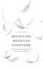 Revisiting Negative Symptoms