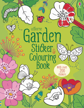 Usborne Garden Sticker and Colouring Book