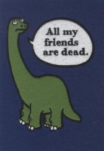 All My Friends Are Dead Felt Journal