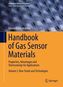 Handbook of Gas Sensor Materials, Properties, Advantages and Shortcomings for Applications. Vol.2