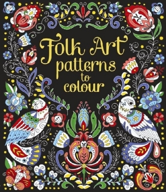 Folk Art Patterns to Colour