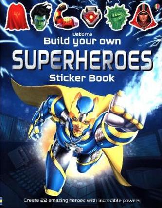 Usborne Build Your Own Superheroes Sticker Book