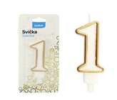 Sviečka č. 1 ZLATÁ LUMA