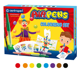 Fúkacie fixy CENTROPEN 1500/ 8+1 sada