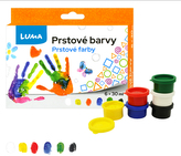 Farby prstové LUMA 6 farieb 30ml