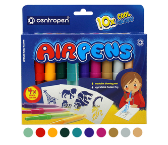 Fúkacie fixy CENTROPEN 1500/10 sada COOL
