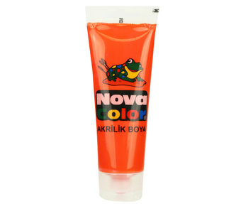 Barvy akrylové 75ml, oranžová