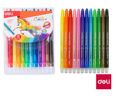 Voskovky DELI 12 farieb TWIST ColoRun EC20403