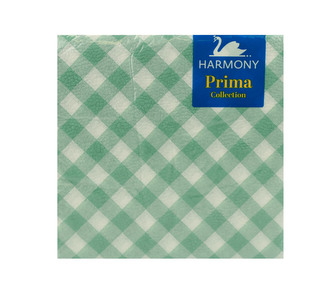 Ubrousky 1vr. HARMONY Káro zelené