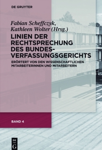 Linien der Rechtsprechung des Bundesverfassungsgerichts. Bd.4
