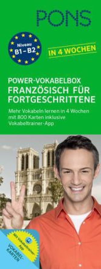 PONS Power-Vokabelbox Französisch für Fortgeschrittene in 4 Wochen