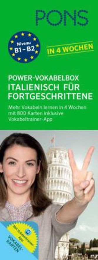 PONS Power-Vokabelbox Italienisch für Fortgeschrittene in 4 Wochen