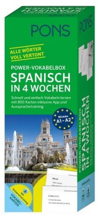 PONS Power-Vokabelbox Spanisch in 4 Wochen