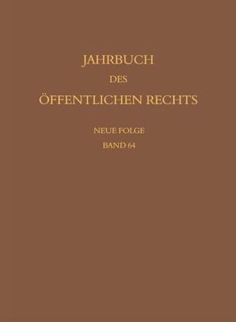 Jahrbuch des öffentlichen Rechts der Gegenwart. Neue Folge