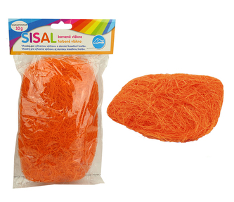 Sisal oranžový 30g